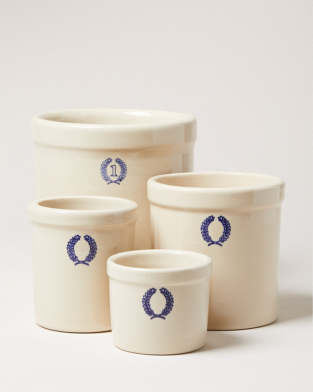 1 Quart Laurel Crock