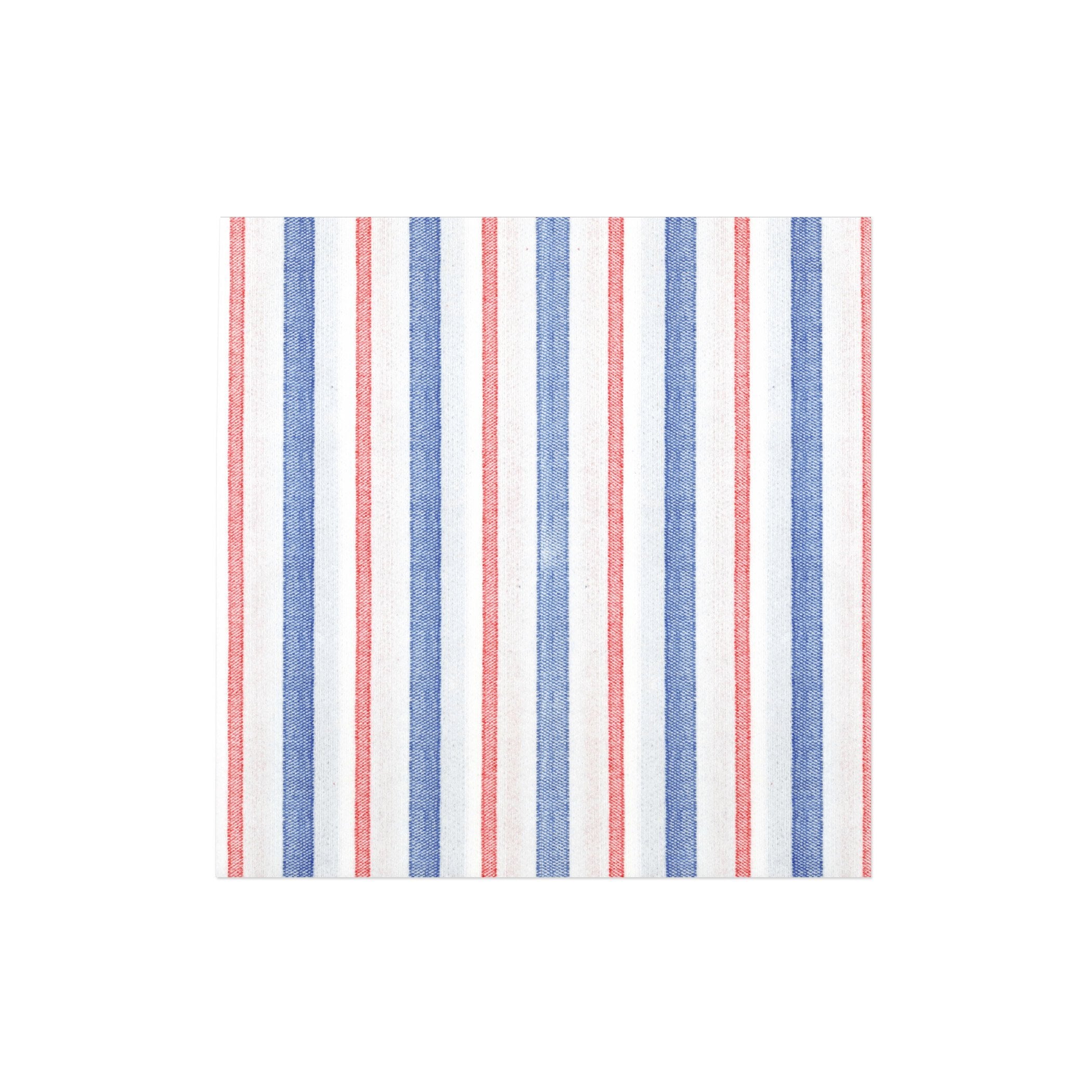 Papersoft Napkins Americana Stripe Dinner Napkins, Pack of 20