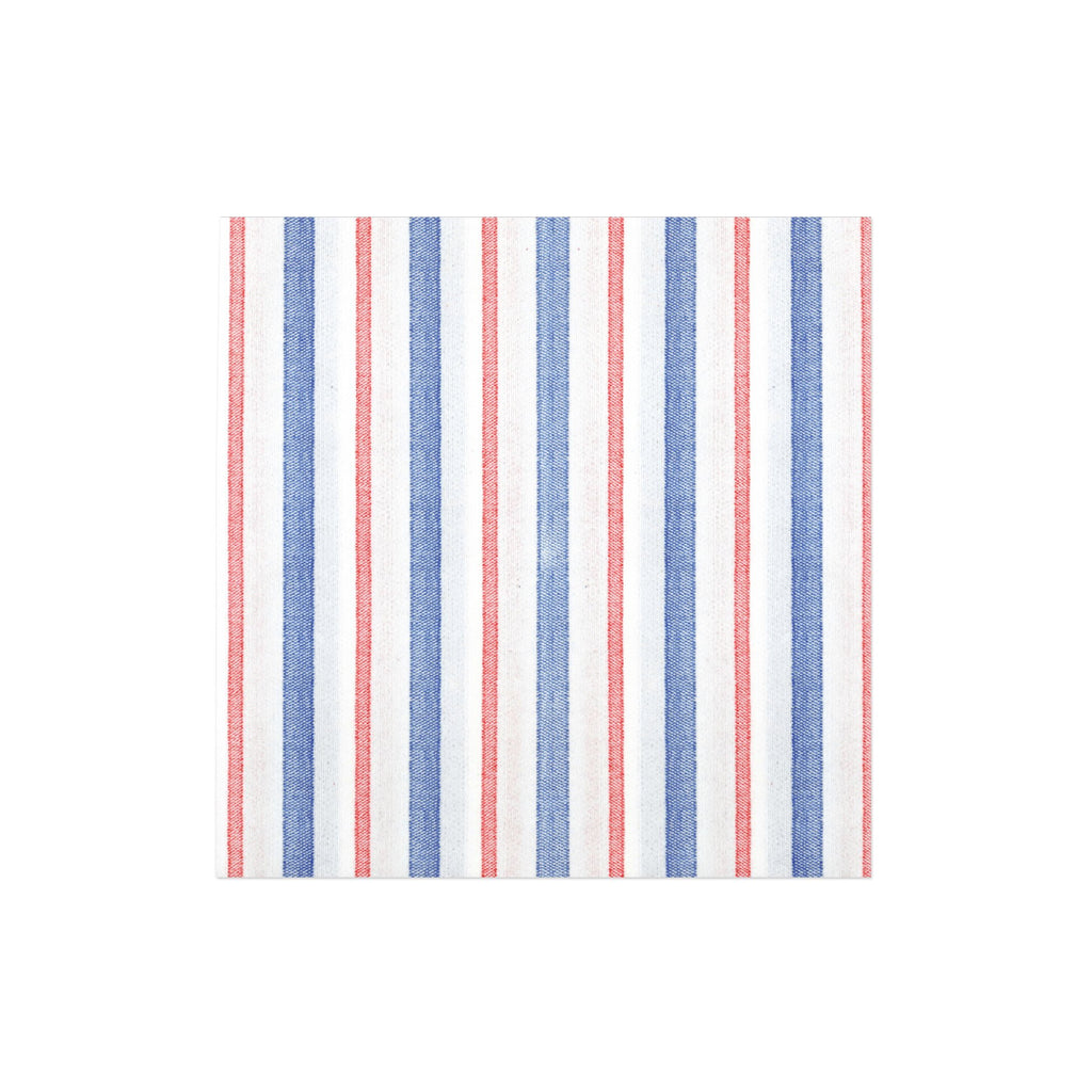 Papersoft Napkins Americana Stripe Dinner Napkins, Pack of 20