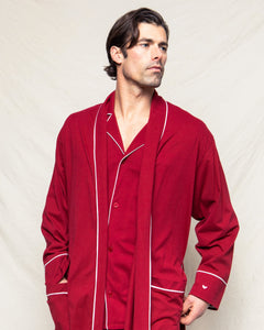 Luxe Pima Men's Bordeaux Robe