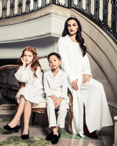Women's Luxe Jacquard Pima Ophelia Robe
