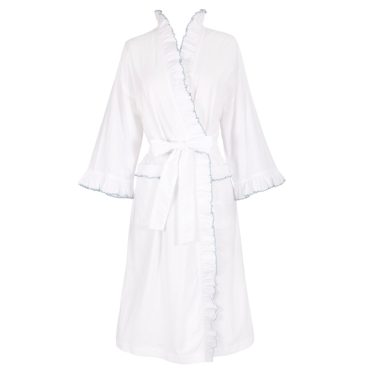 Lulie Cotton Ruffle Robe