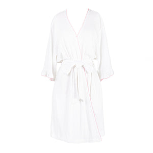 Liza Pointelle Cotton Robe