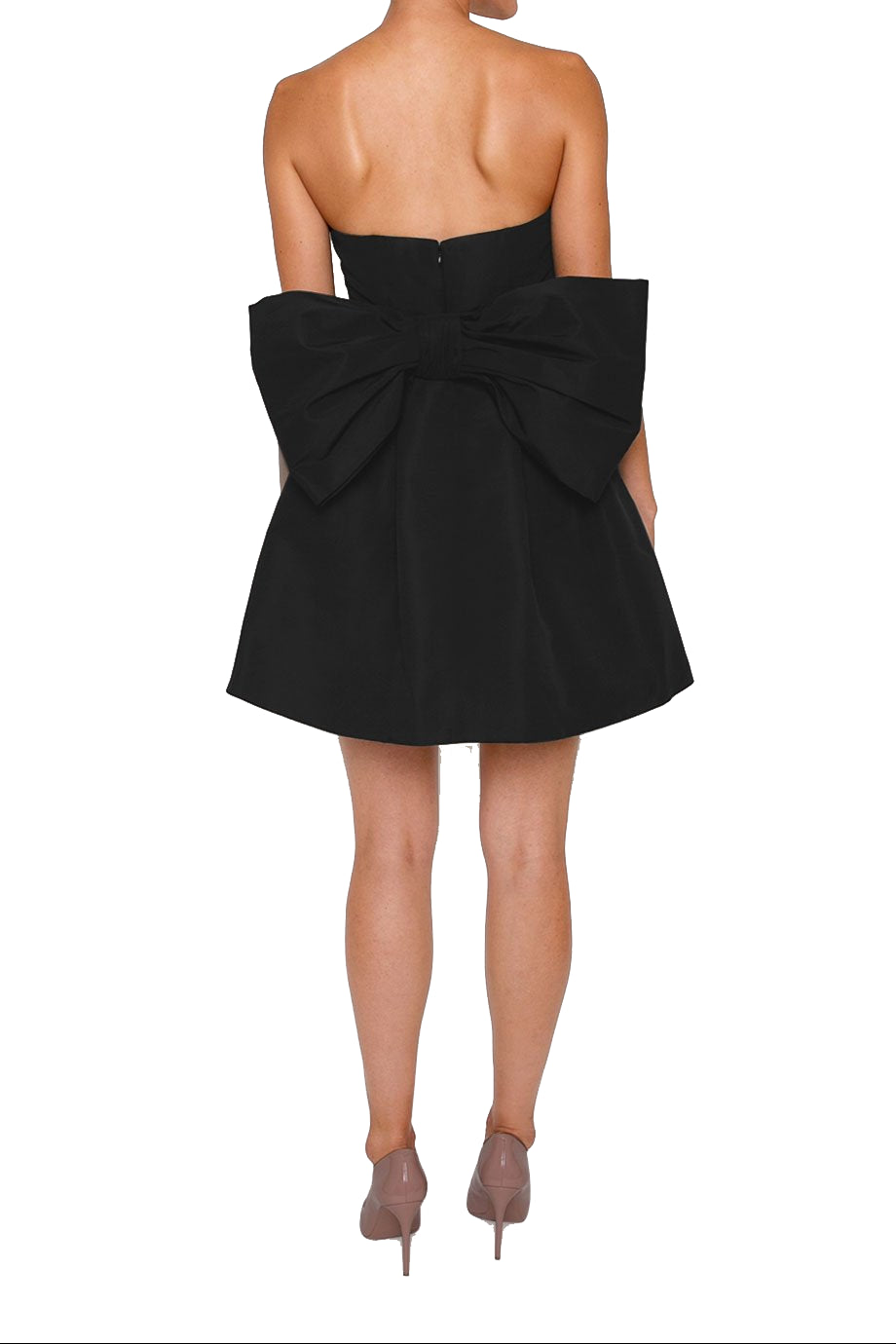 Paige Silk Faille Full Mini Dress