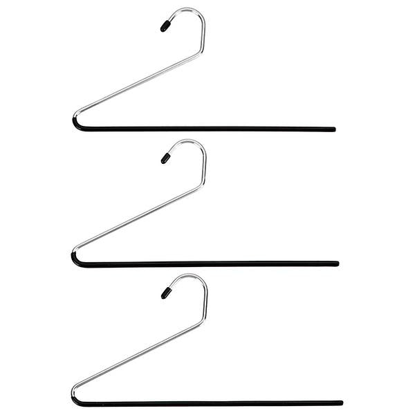 Chrome Metal Pant Hangers Pack of 3