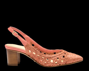 Parker Sling 50 in Coral Raffia