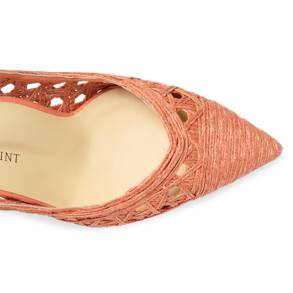 Parker Sling 50 in Coral Raffia