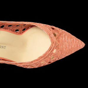 Parker Sling 50 in Coral Raffia