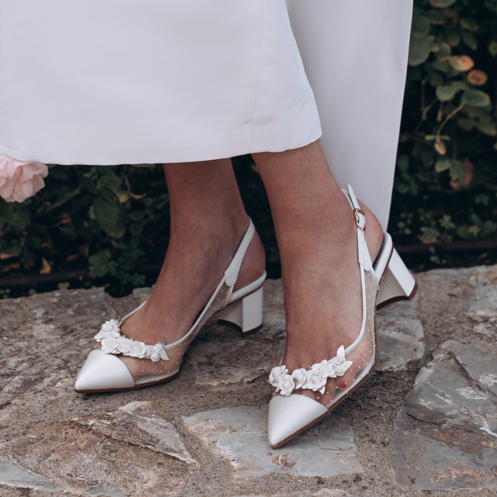 Wedding best sale slingback heels