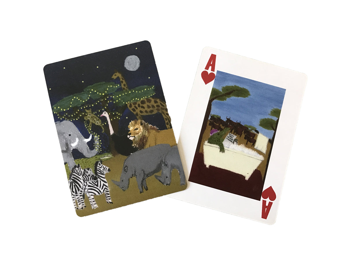 African Safari Playing Cards