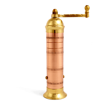 Copper and Brass Pepper Mill