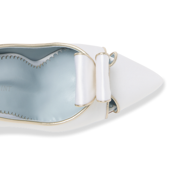 Perfect Nina 85 in White Satin | Over The Moon