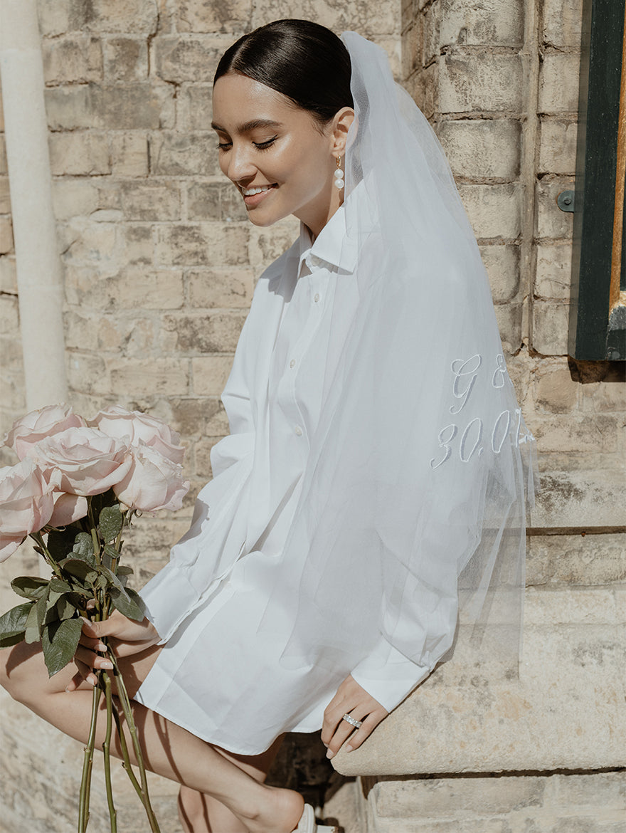 veil for midi wedding dress 6 Modern Veil Trends for 2025