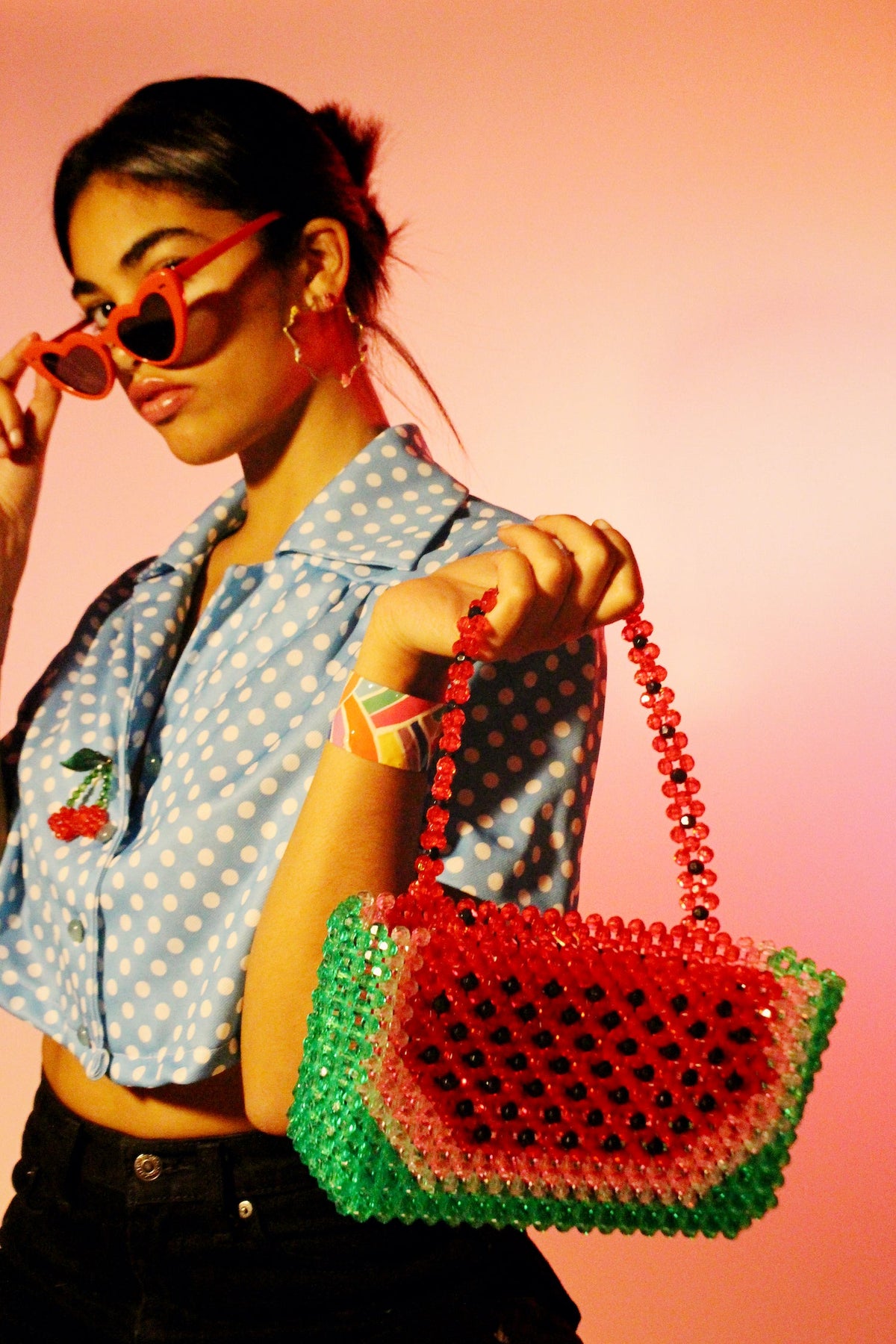 Watermelon on sale beaded bag