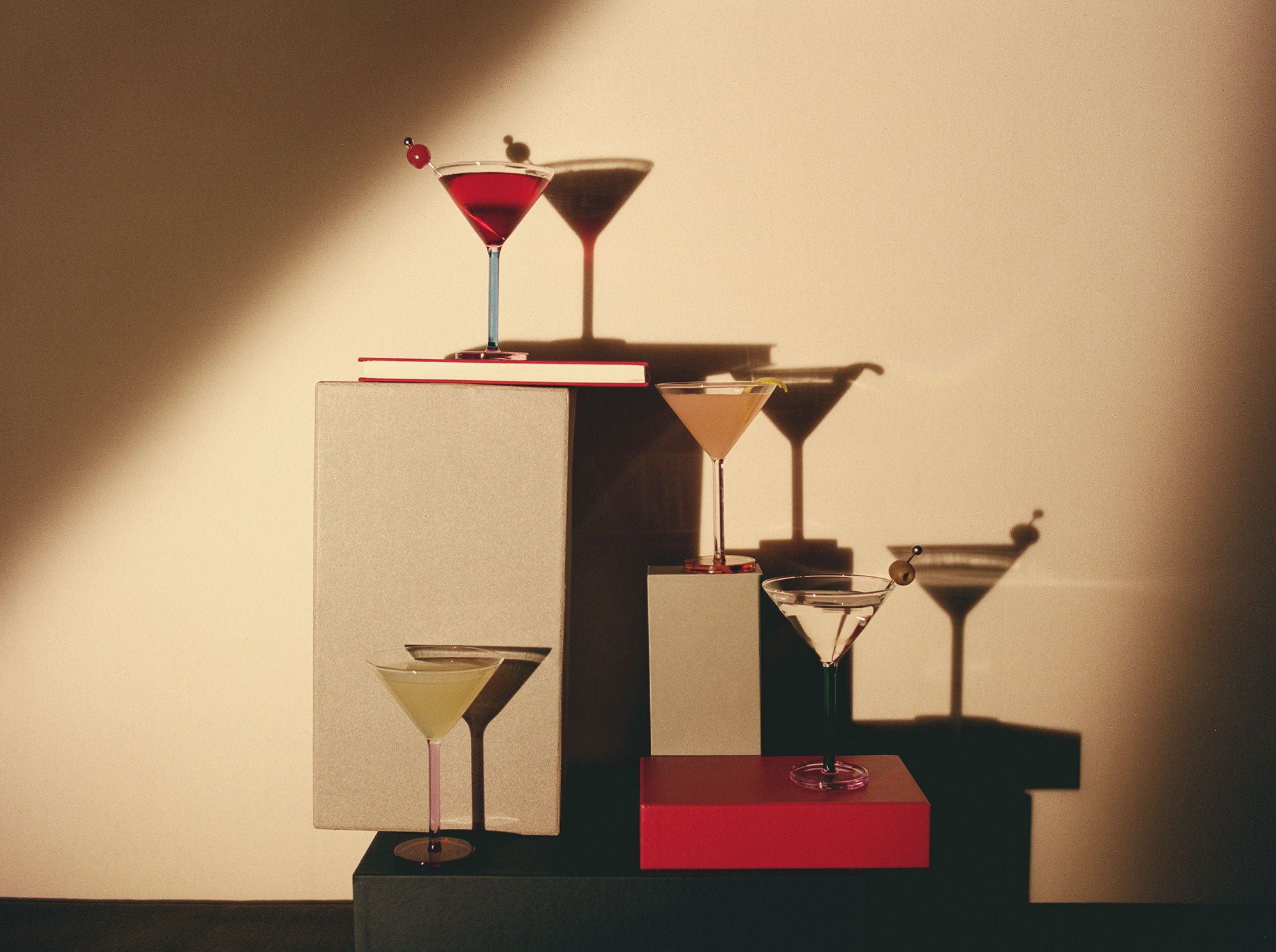 Piano Cocktail Glasses