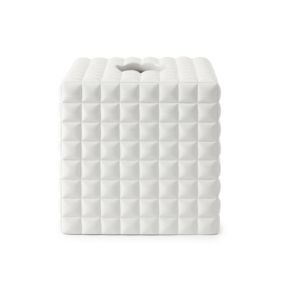 Piazza Tissue Holder in White