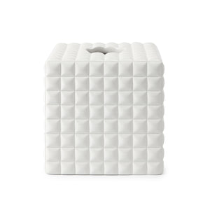 Piazza Tissue Holder in White