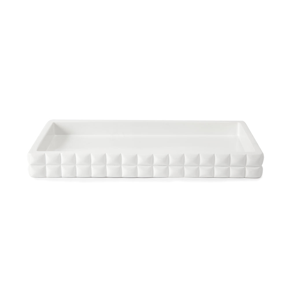 Piazza Tray in White