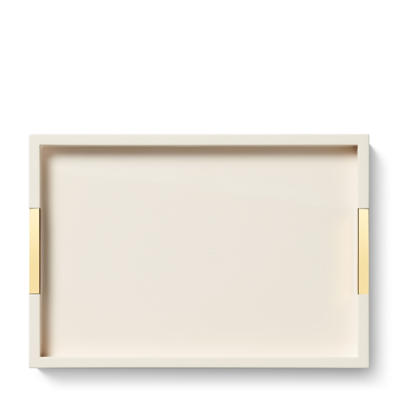 Piero Lacquer Vanity Tray in Cream, Large