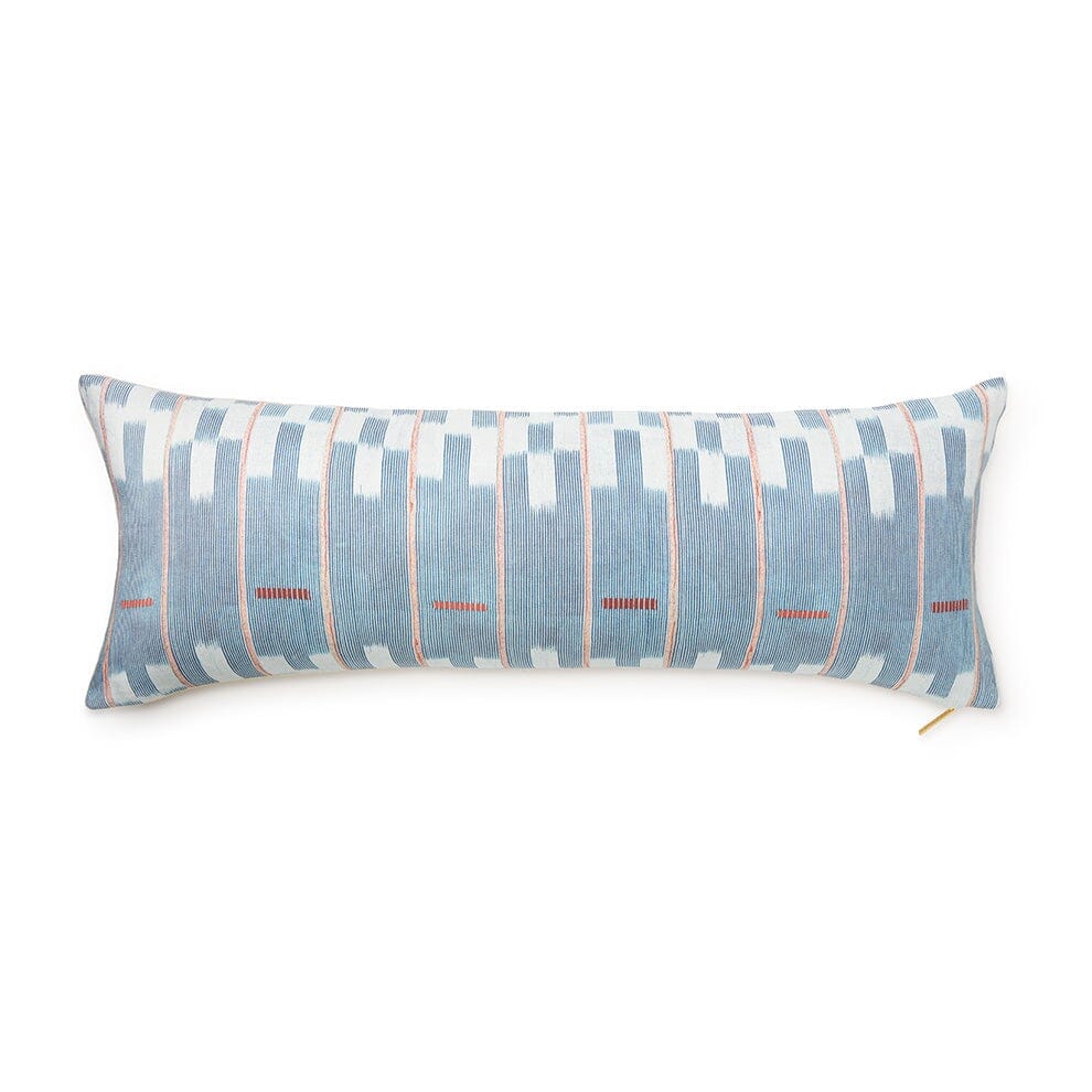 Chambray Lattice Baule Pillow Over The Moon