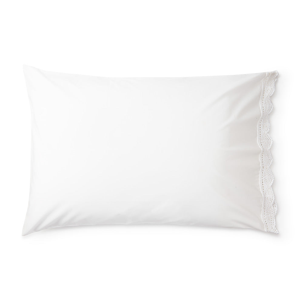 White Meena Percale - Pillowcases + Shams Bedding Portugal 