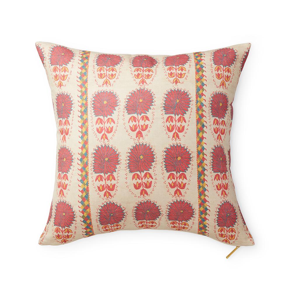 Fuchsia Daisy Suzani - Euro Pillow 26" x 26" Default Oak Ridge Sample Company