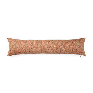 Salmon Herringbone Huipil Pillow Pillow St. Frank 48" x 12" 