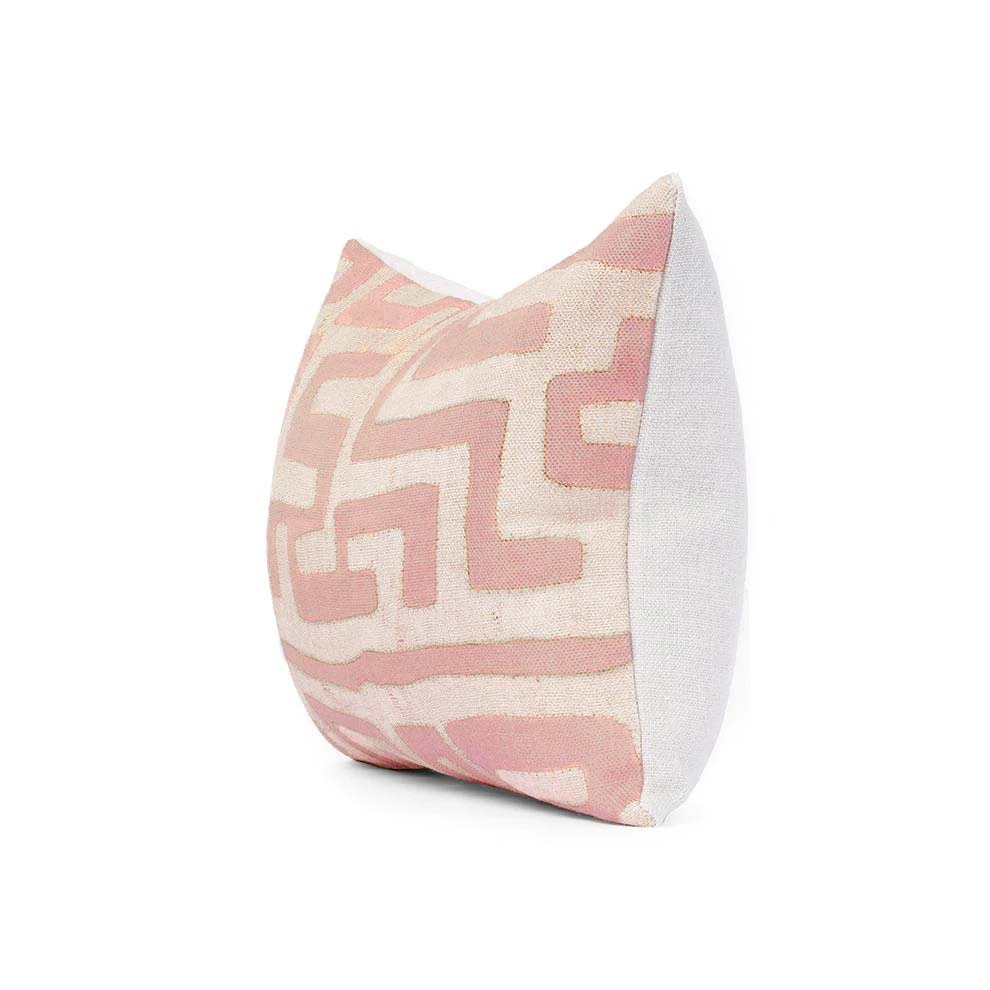 Terracotta Classic Kuba Cloth Pillow Pillow St. Frank 
