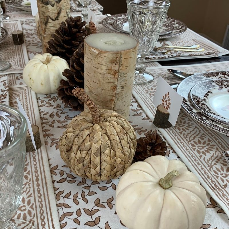 Woodland Leaves Place Cards