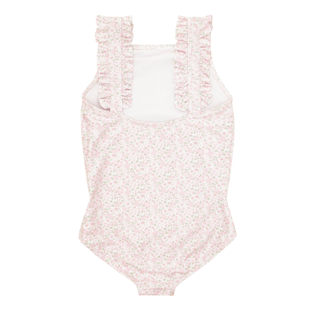 Girls Ruffle Collar One-Piece