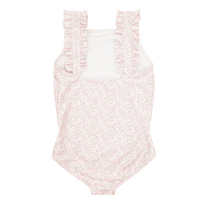 Girls Ruffle Collar One-Piece