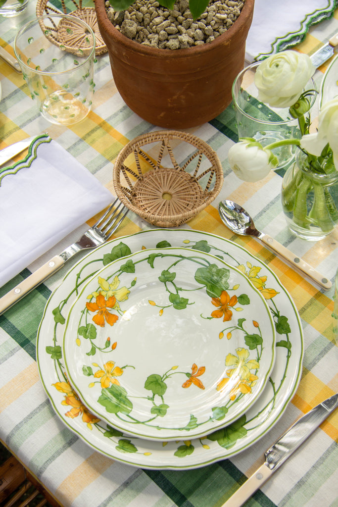 Multicolor Plaid Rectangular Tablecloth