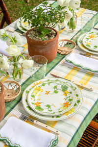 Multicolor Plaid Rectangular Tablecloth