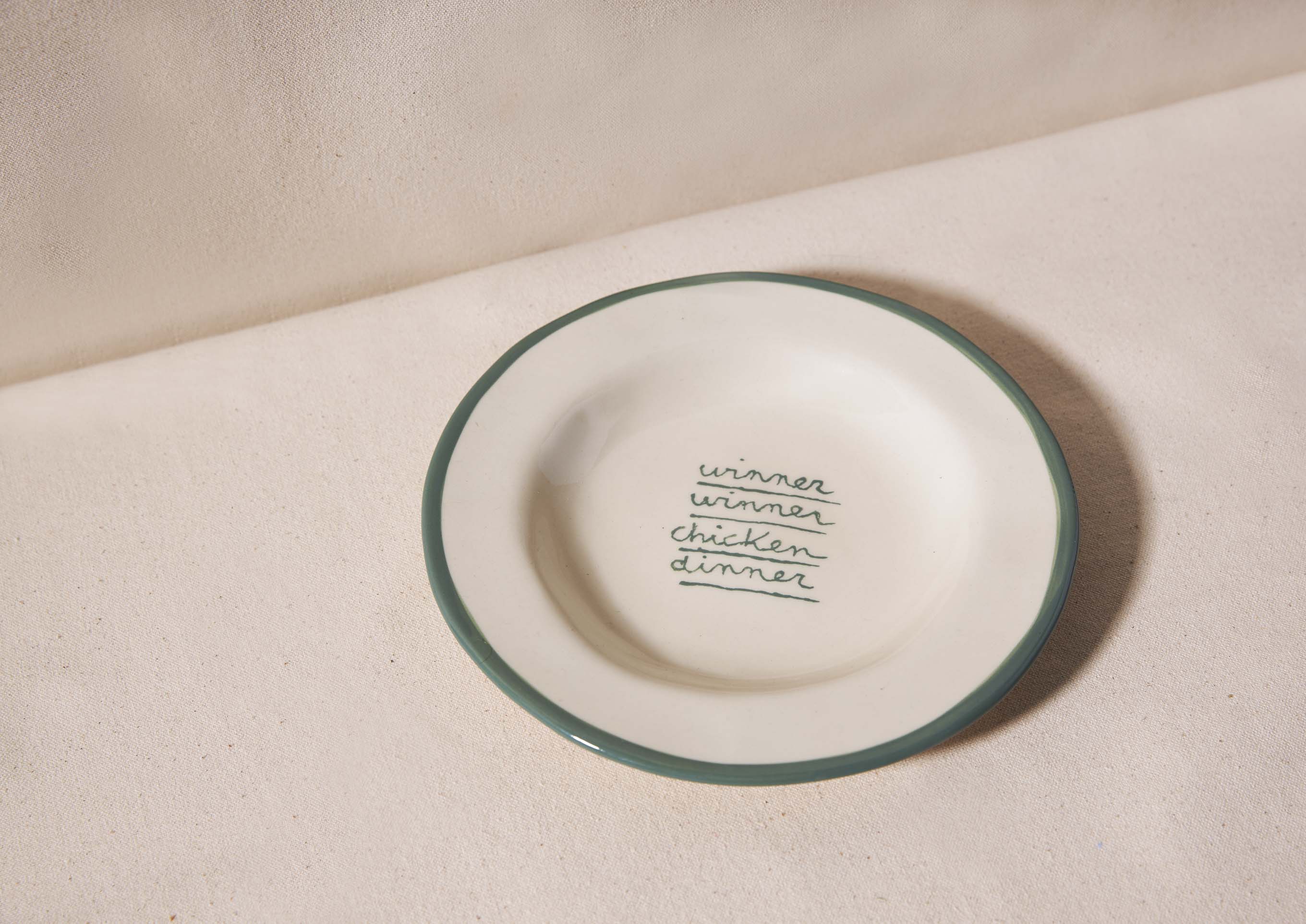 Dessert Plate - Winner Winner