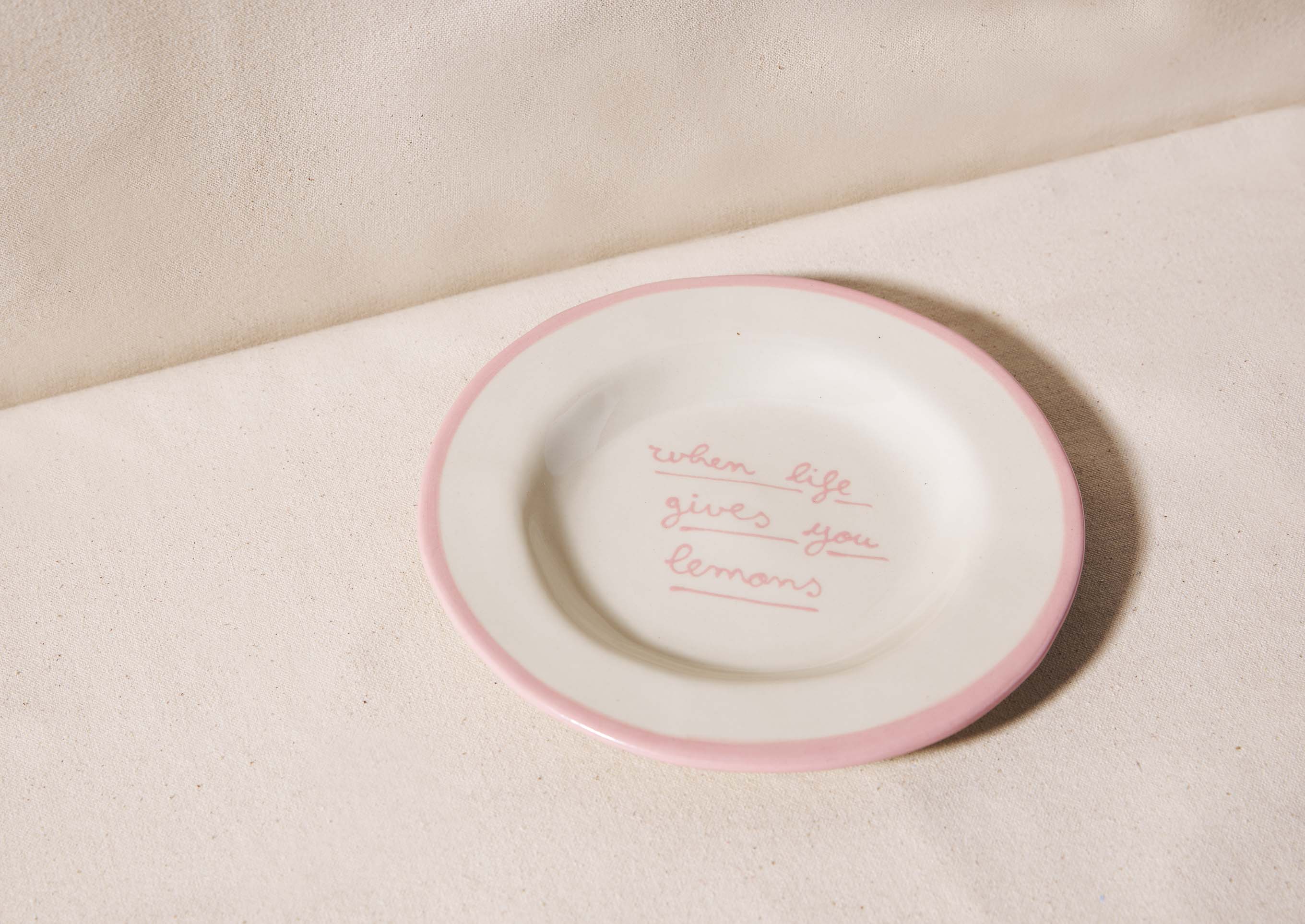 Dessert Plate - When Life Gives You Lemons