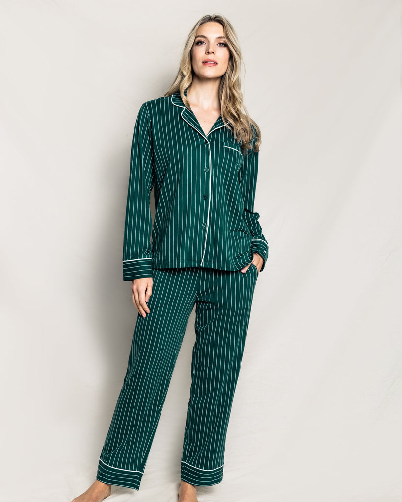 Luxe Pima Evergreen Pajama Set