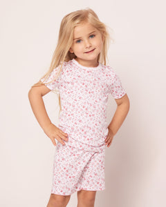 Children's 100% Pima Cotton Dorset Floral Short Set