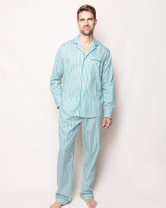 Men’s Emerald Ticking Pajama Set