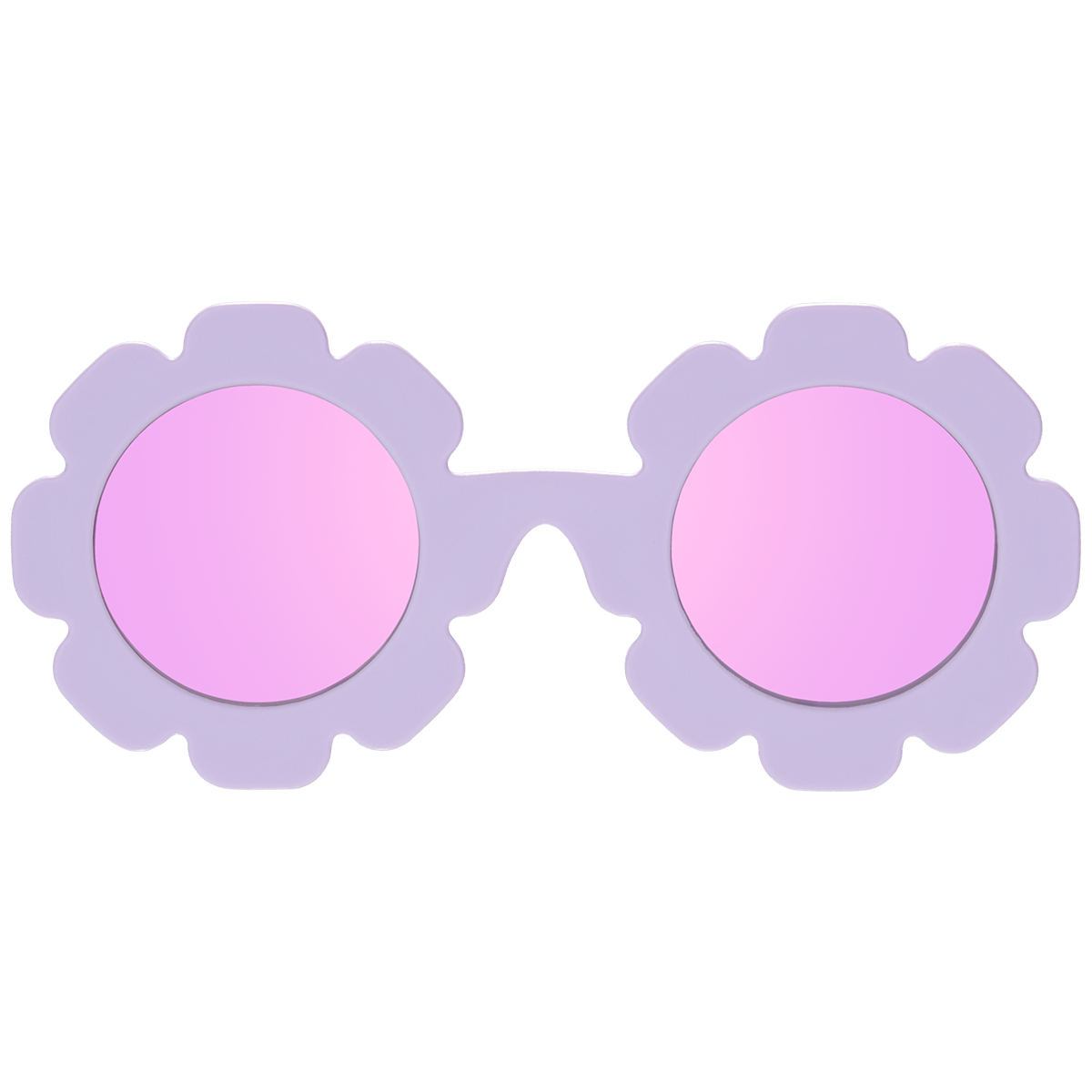 Irresistible Iris Flower in Lavender Polarized Mirrored Lenses