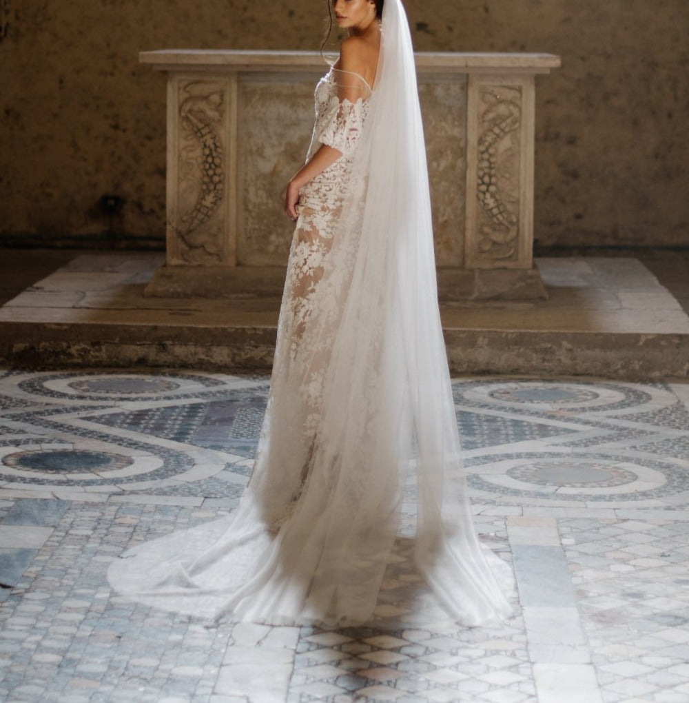 The Classic Silk Tulle Wedding Veil - Main Image