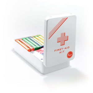 Preppi Metal Waterproof First-aid Kit Wall Mount Refillable