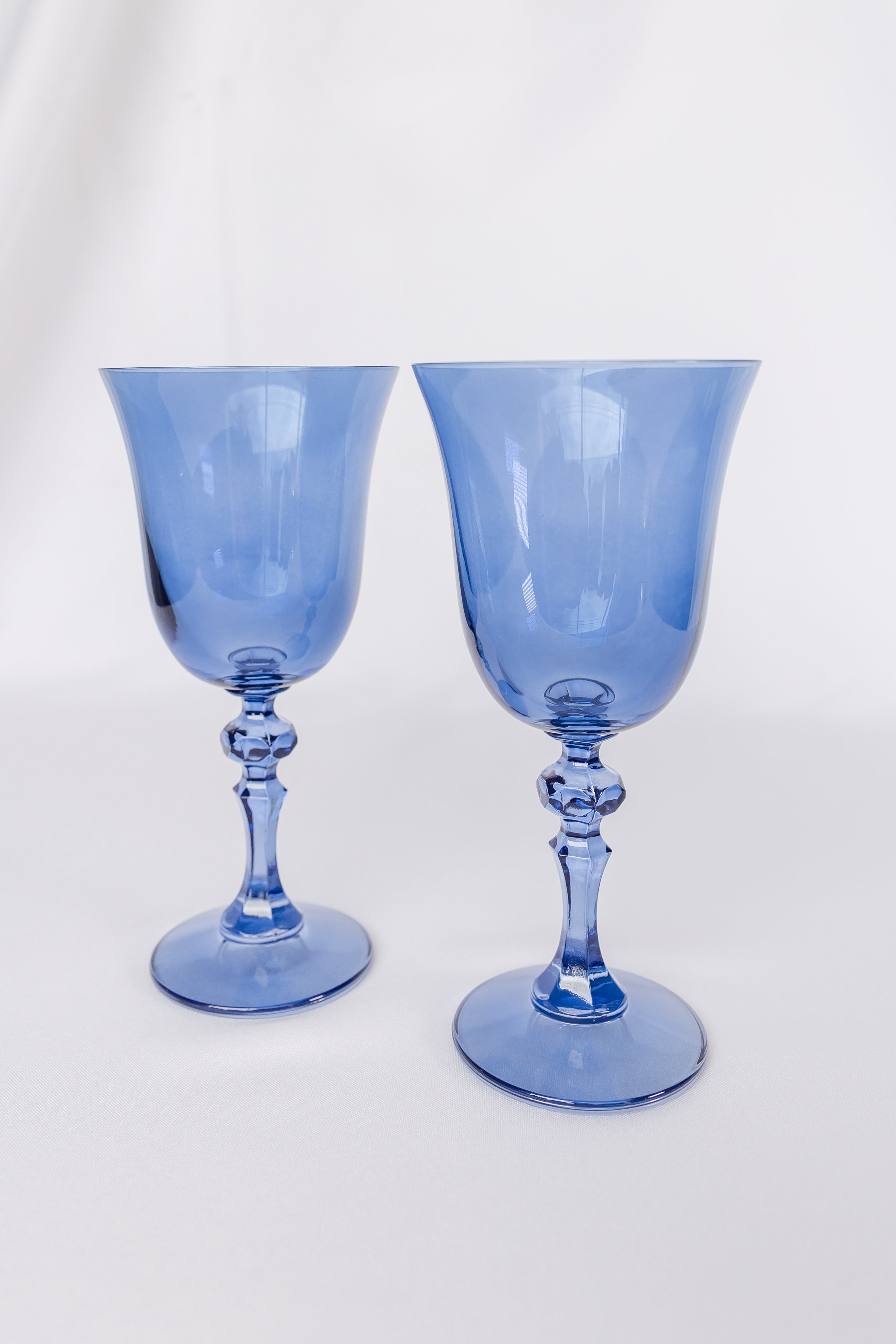 Colored Regal Goblet - Set of 2 (Cobalt Blue)