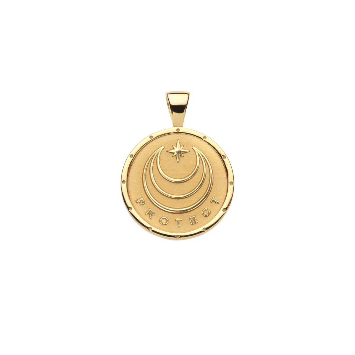 Protect JW Small Pendant Coin Necklace