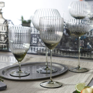 Quinn Smoke White Wine Glasses, Set of 2