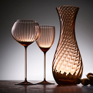 Quinn Amber White Wine Glasses, Set of 2