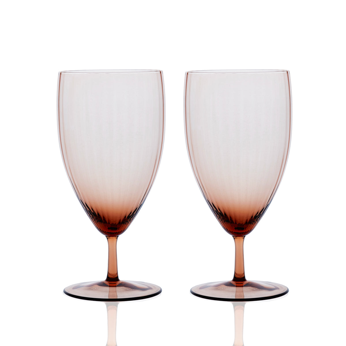 Quinn Amber Everyday Glasses Set of 2 - Caskata
