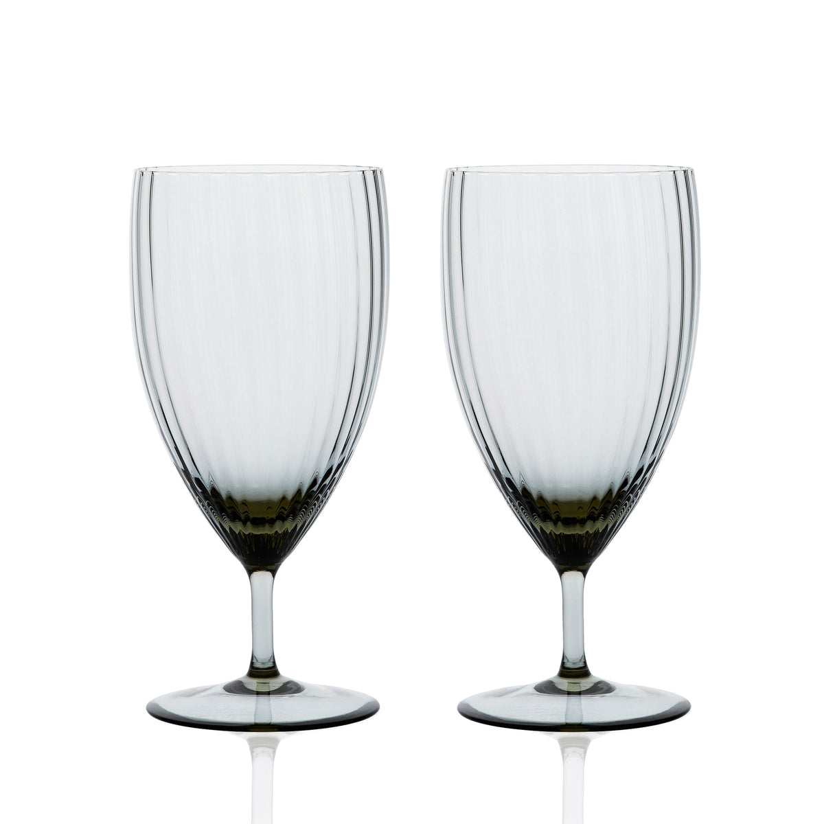 Quinn Smoke Everyday Glasses Set of 2 - Caskata