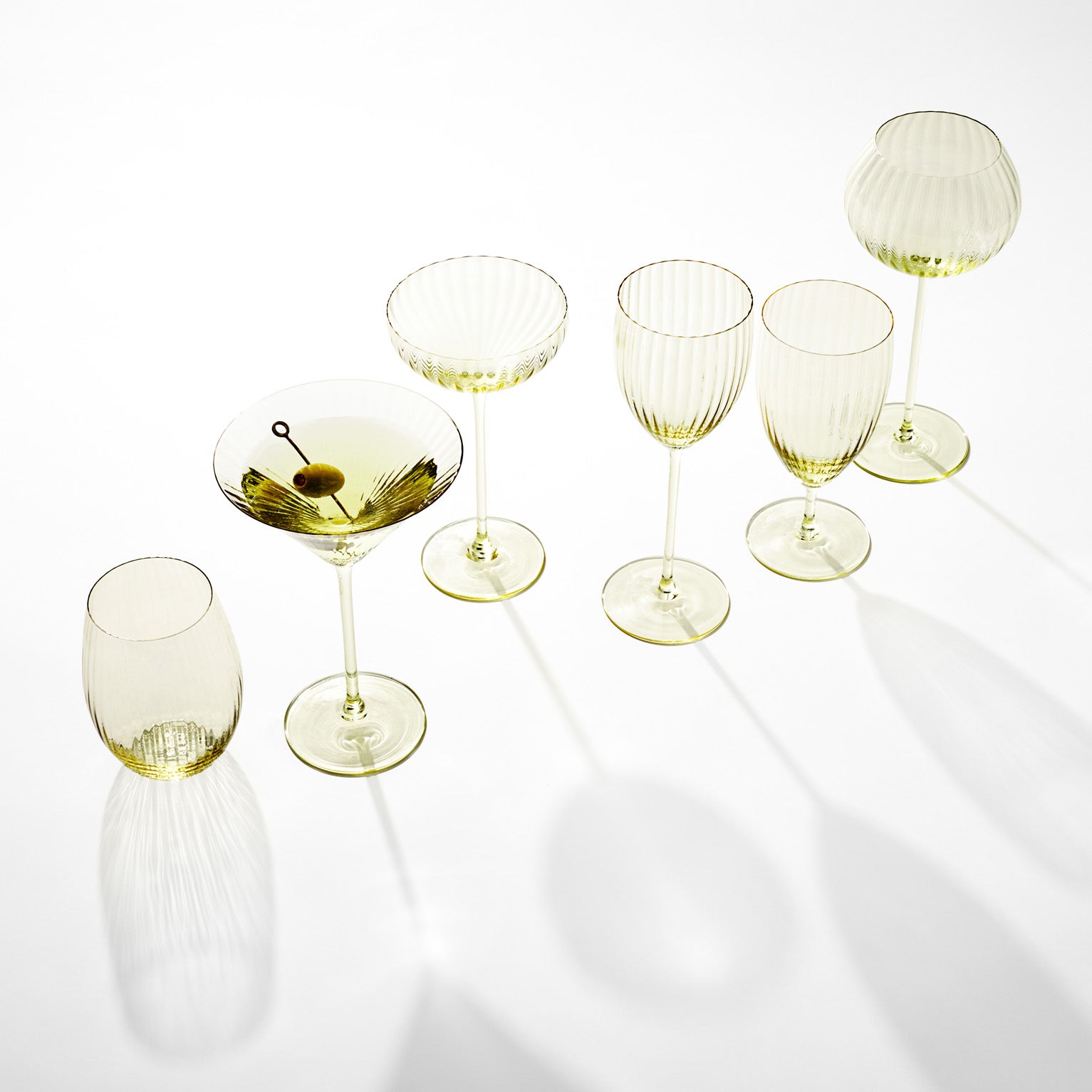 Quinn Citrine Red Wine Glasses, Set of 2