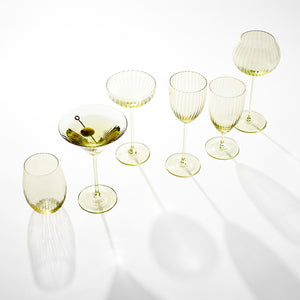 Quinn Citrine Red Wine Glasses, Set of 2