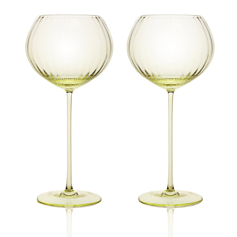 Quinn Citrine Red Wine Glasses Set of 2